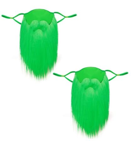 Leprechaun, beard, green mask, greed beard, St. Patrick's Day, costume