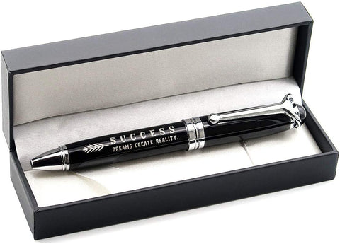 luxury gift, pen, black pen, black box, executive pen, business pen, personalized pen