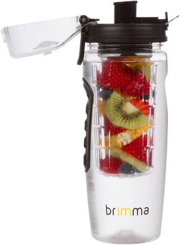 fruit infuser water bottle, tumbler with fruits, clear tumbler, fresh fruits