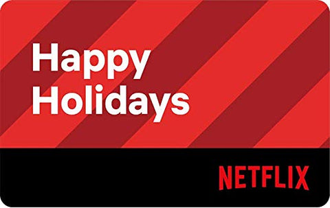 Netflix holiday card, Netflix gift card