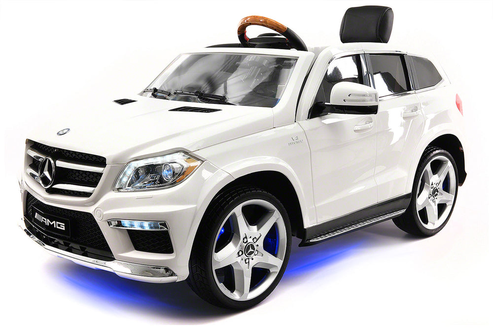 white mercedes children's car