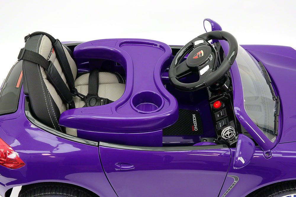 purple ride on car