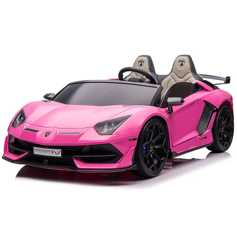pink lamborghini with butterfly doors