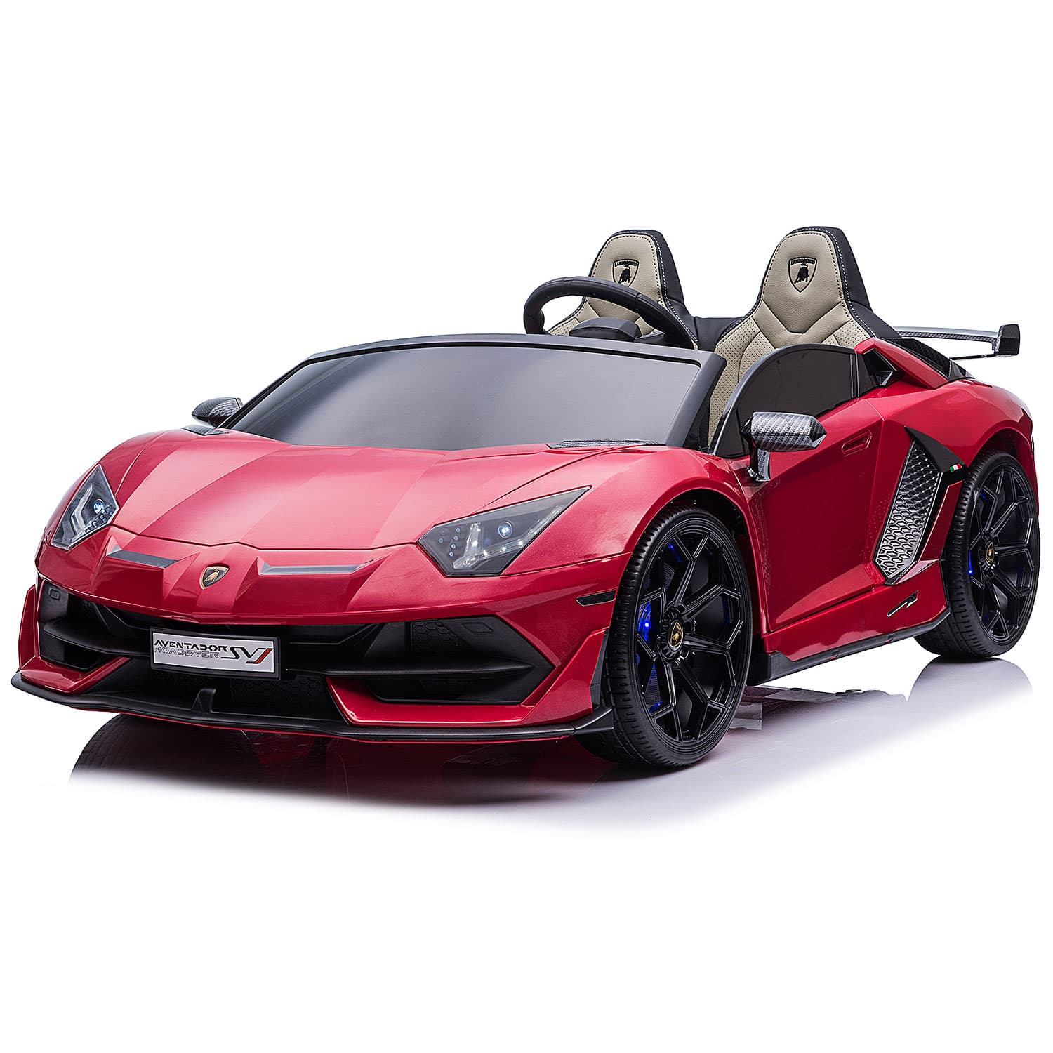 Lamborghini Aventador SVJ 24V Kids Ride-On Car with R/C Parental Remot