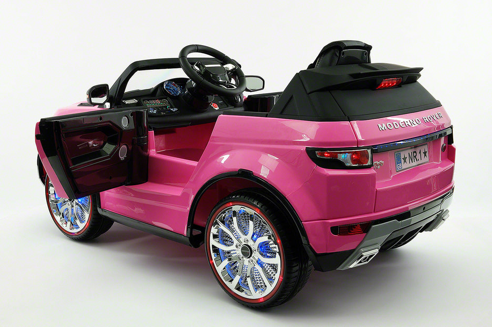 pink motorized car