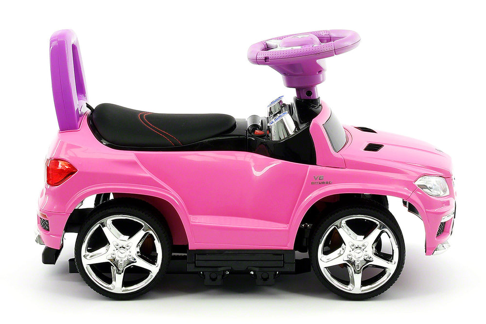 mercedes push car pink