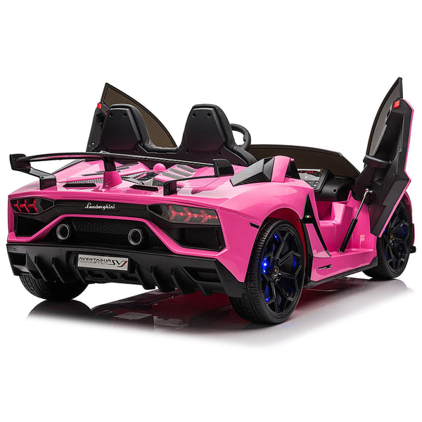 Lamborghini Aventador SVJ 24V Kids Ride-On Car with R/C Parental Remot