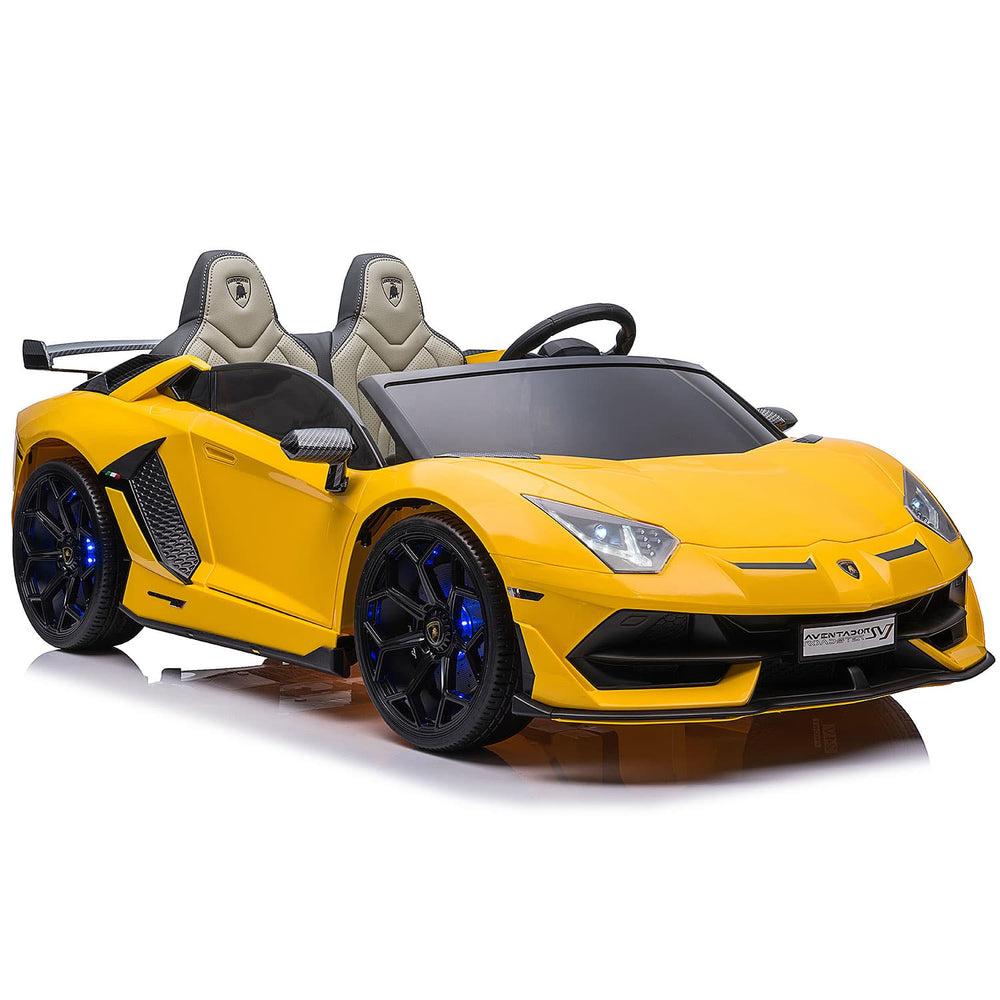 Lamborghini Aventador SVJ 24V Kids Ride-On Car with R/C Parental Remot