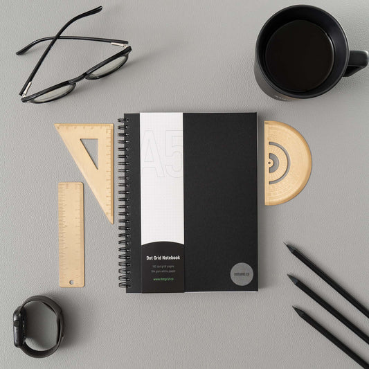 Byfulldesign The Way of Recording Grid Notebook