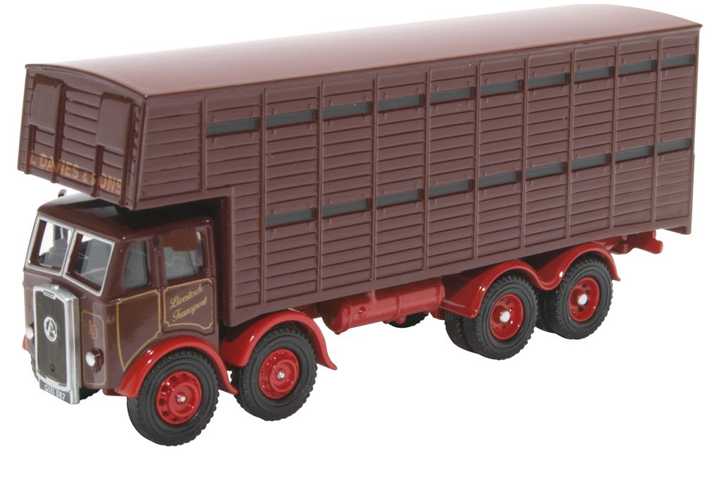 OXFORD DIECAST 176 Scale Atkinson Cattle Truck L Davies & Sons