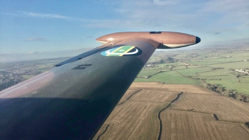 Wing view sent to me by Swords Aviation