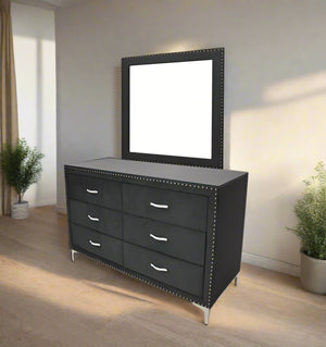 Lucinda Black Dresser and Mirror - Regency Furniture