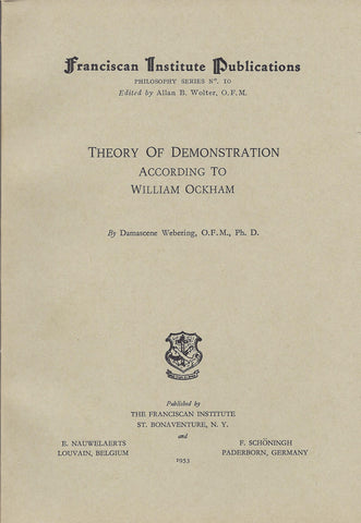 william of ockham empiricism opera philsophica