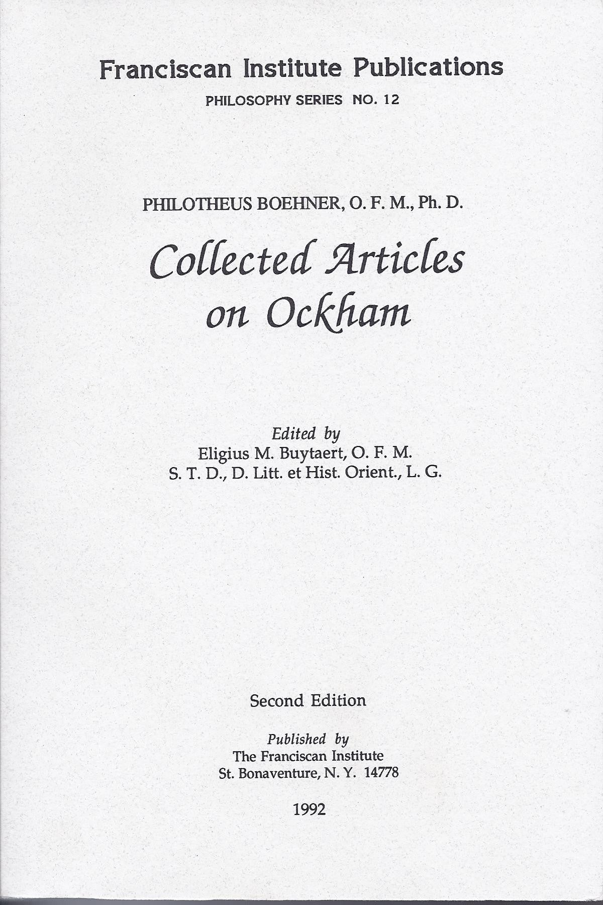 william of ockham biography