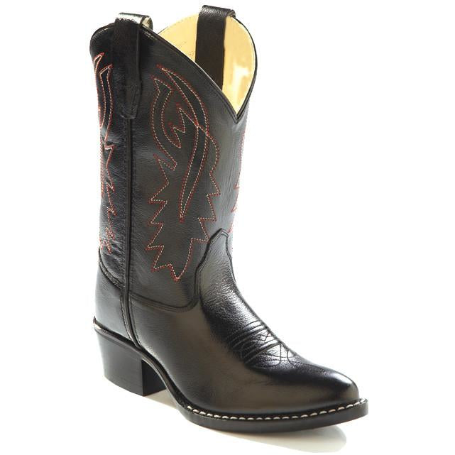 youth black cowboy boots