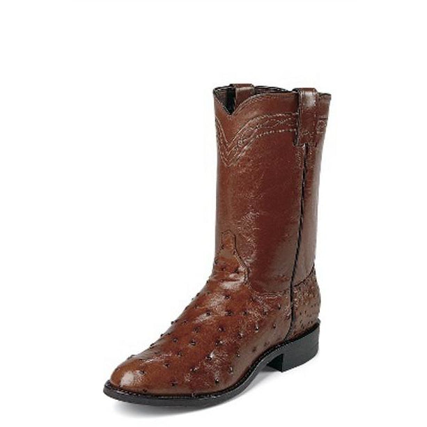 justin roper full quill ostrich boots