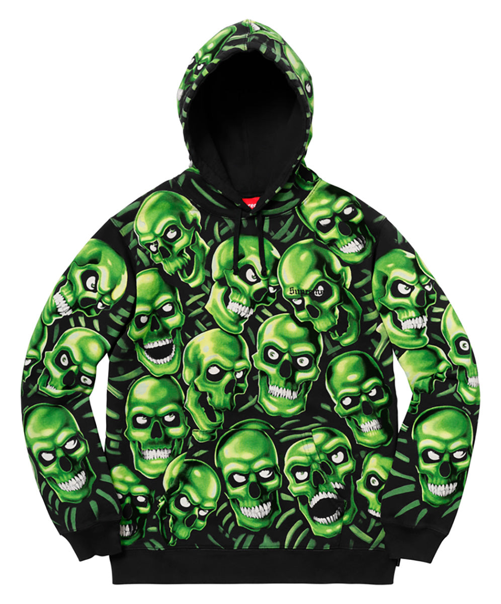 supreme x vans skull hoodie 