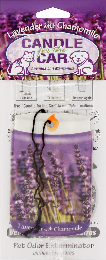 Pet Car Air Freshener Lavender With Chamomile Petcandle Co Uk