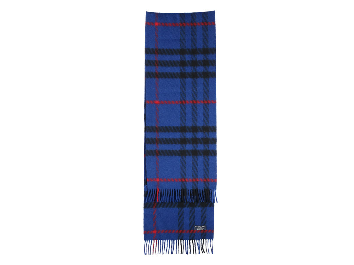 burberry blue cashmere scarf