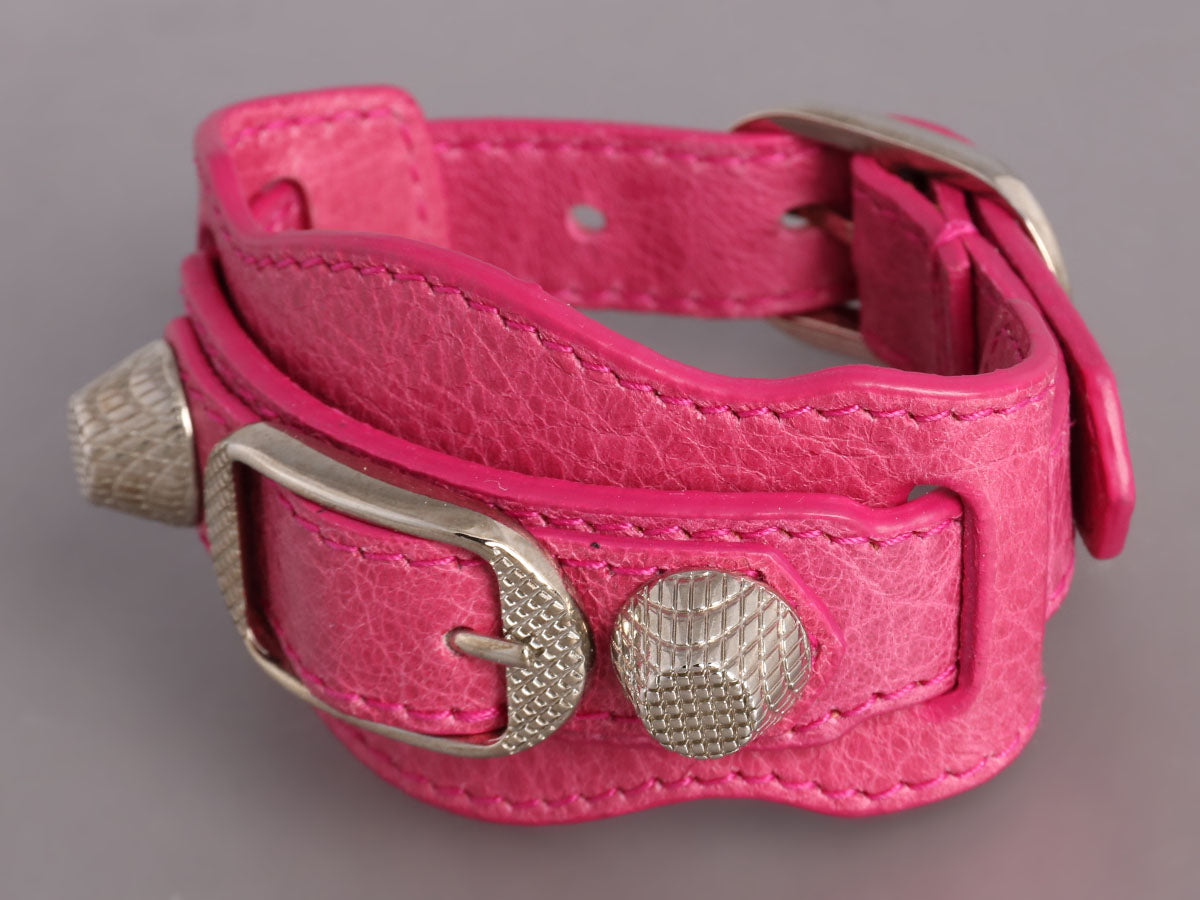 balenciaga bracelet pink