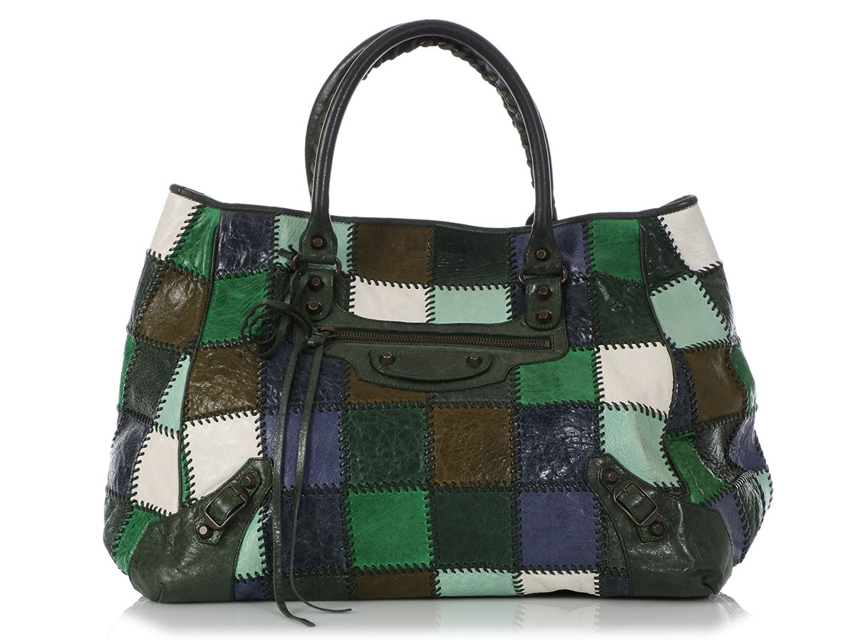 balenciaga patchwork bag