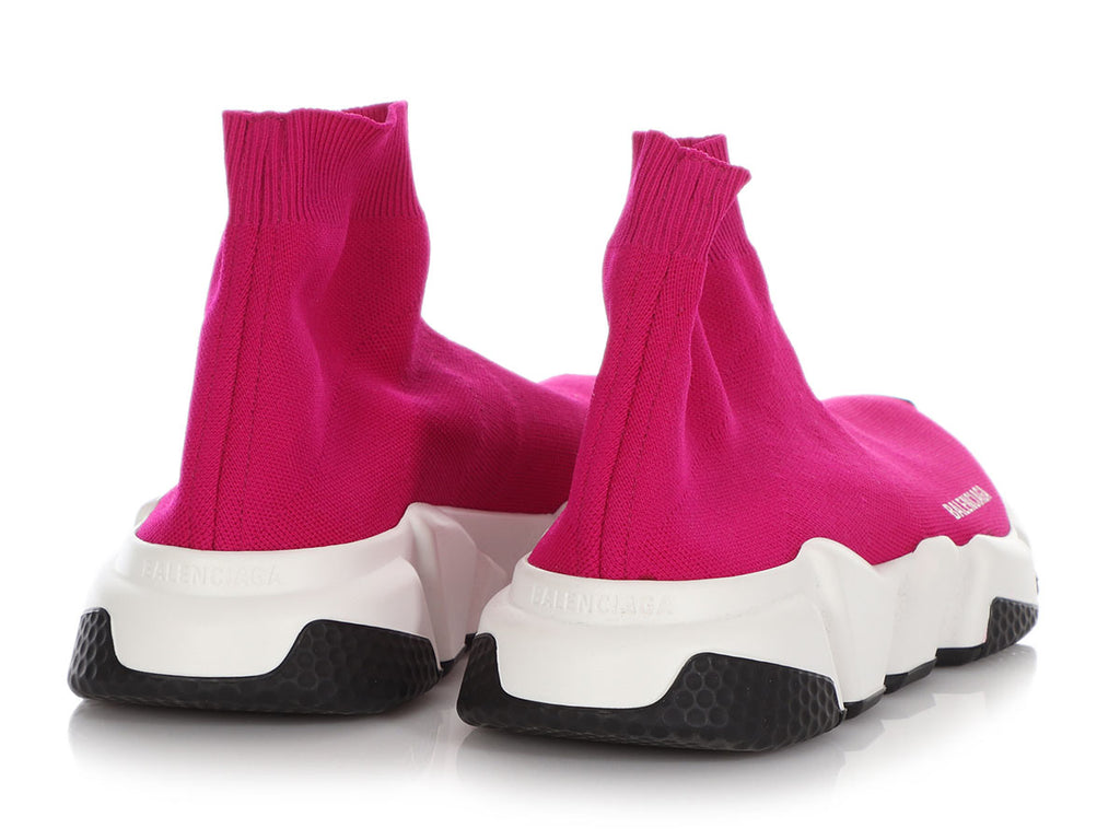 Balenciaga Speed Graffiti Sock Pink High Top Sneakers  Sneak in Peace