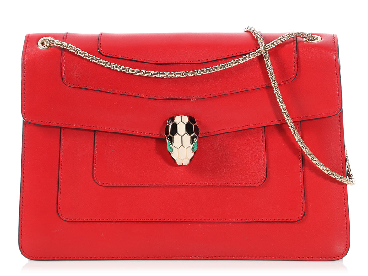 bulgari bag red