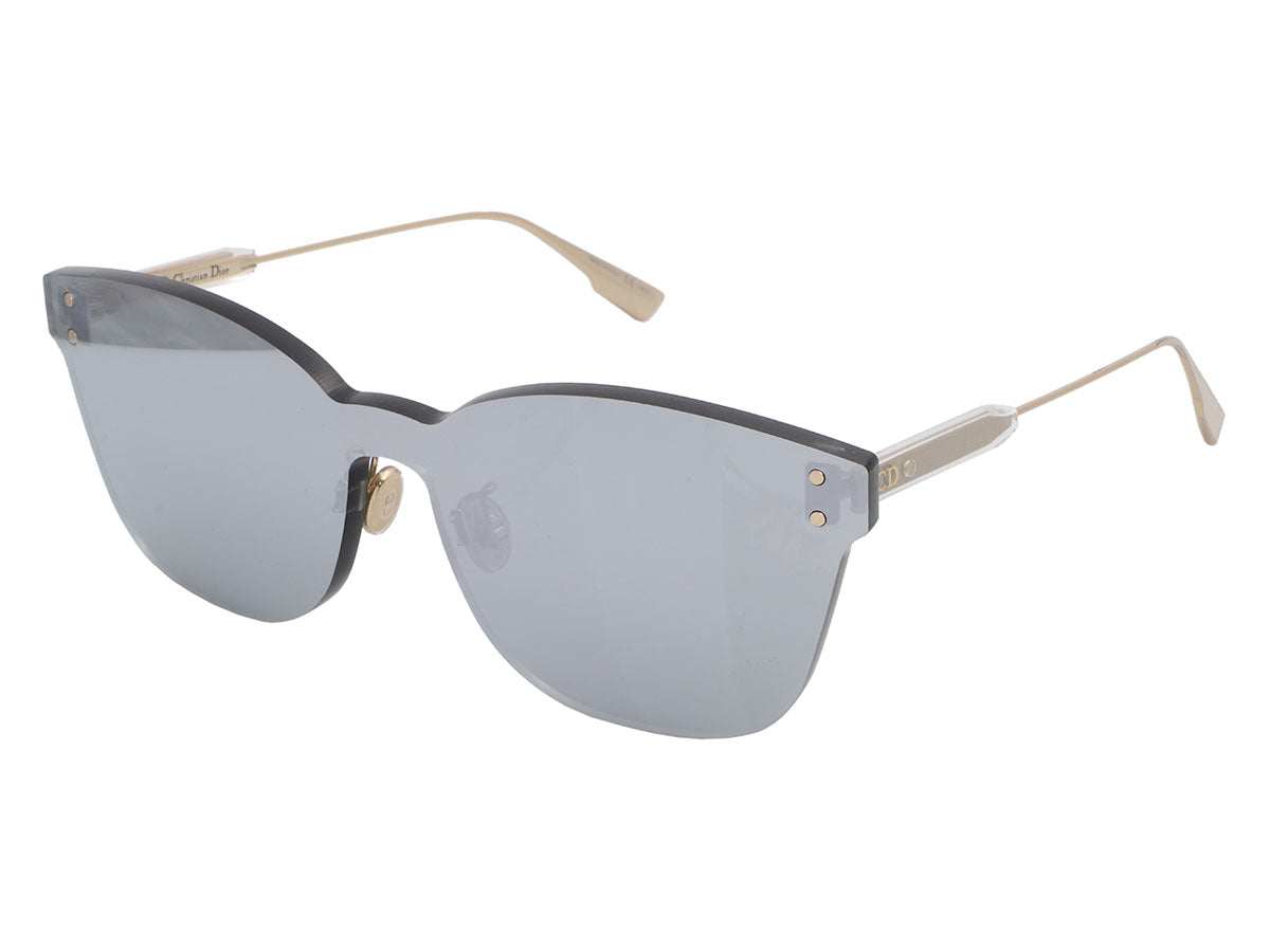 Color quake 1 oversized sunglasses Dior Silver in Plastic  18514439