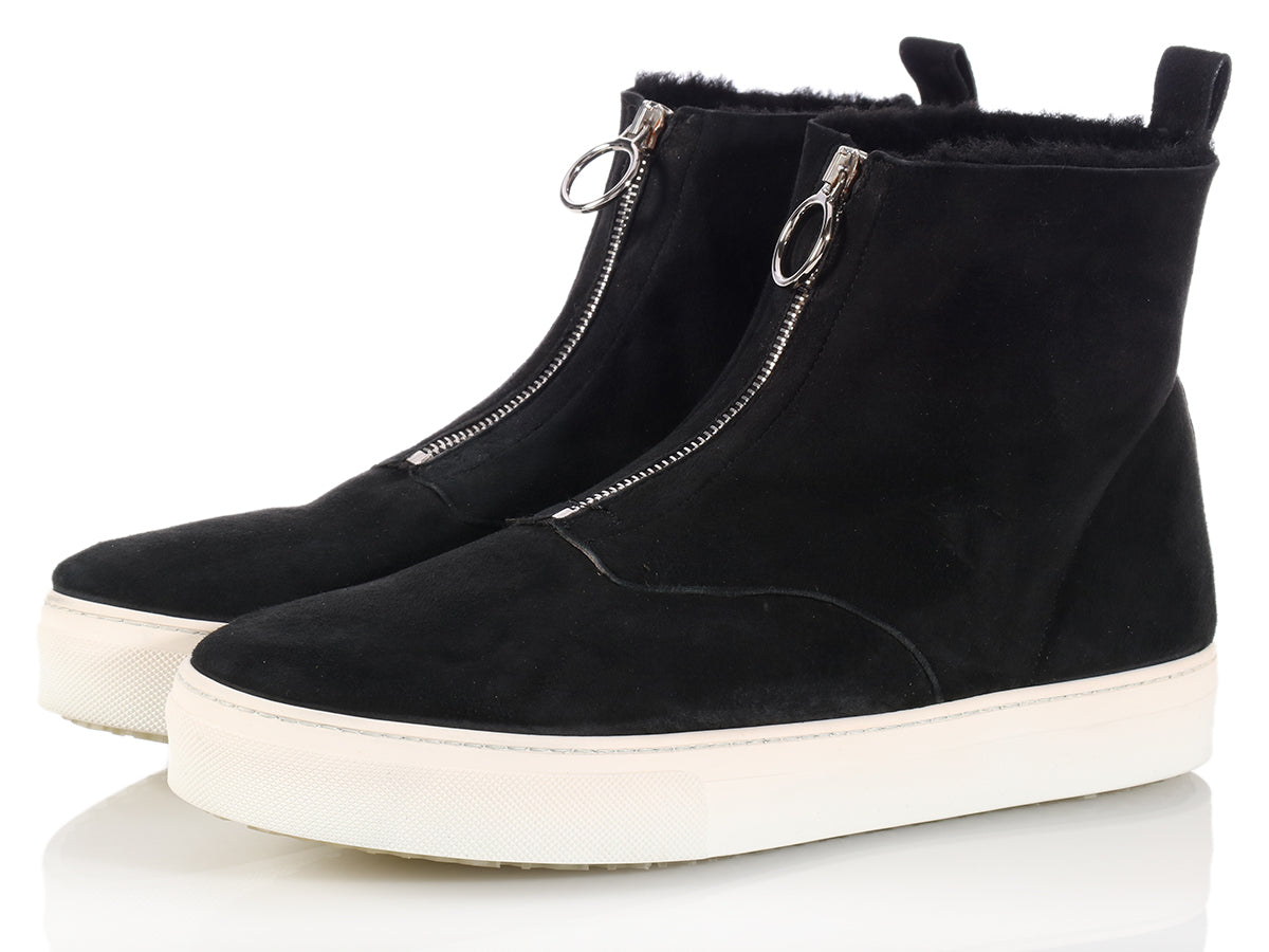 celine black ankle boots