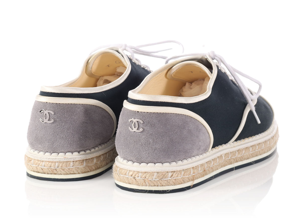 chanel espadrille sneakers