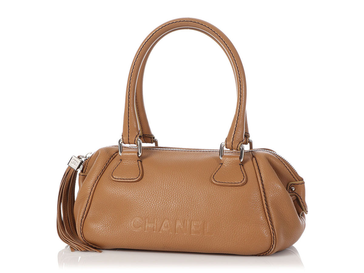 Chanel Tan Caviar LAX Bag - Ann's Fabulous Closeouts