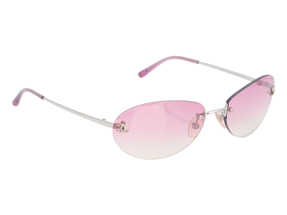 Pink Rimless Sunglasses  Retro Angels