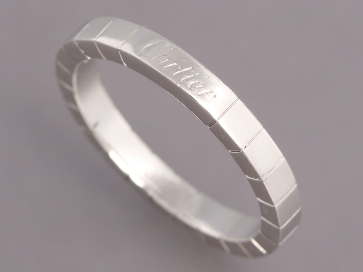 cartier lanieres ring platinum