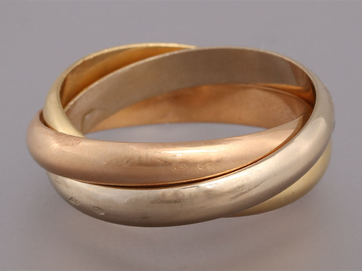 cartier gold mens ring