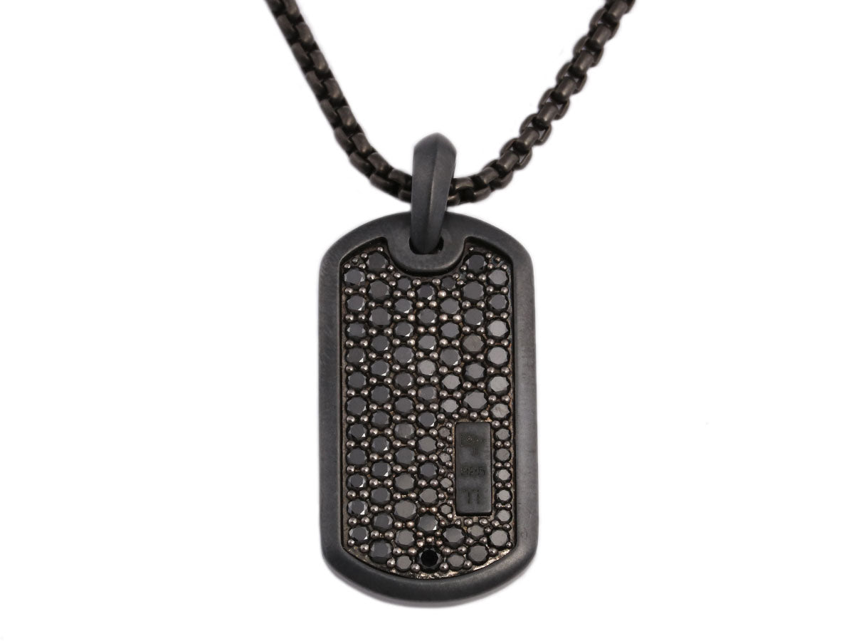 david yurman dog tag necklace