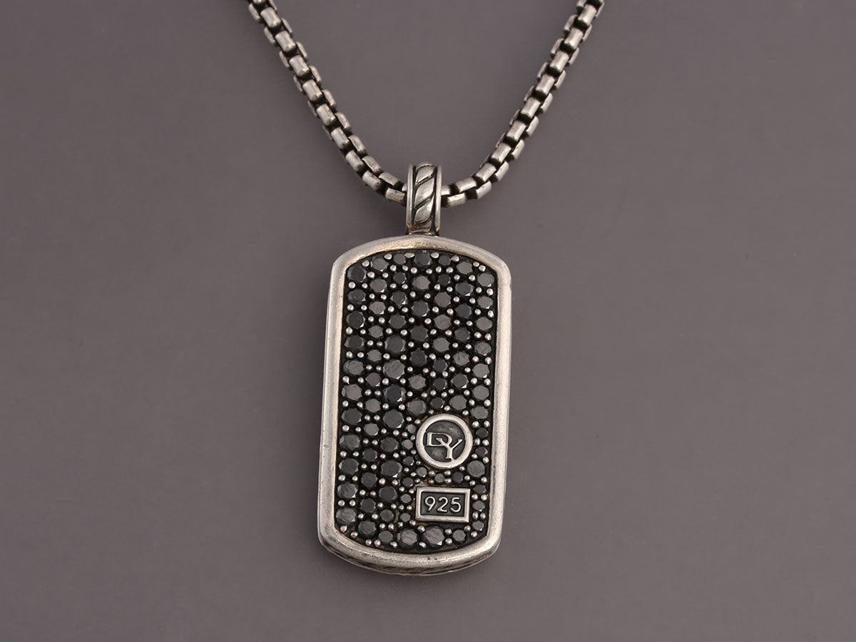 david yurman dog tag necklace