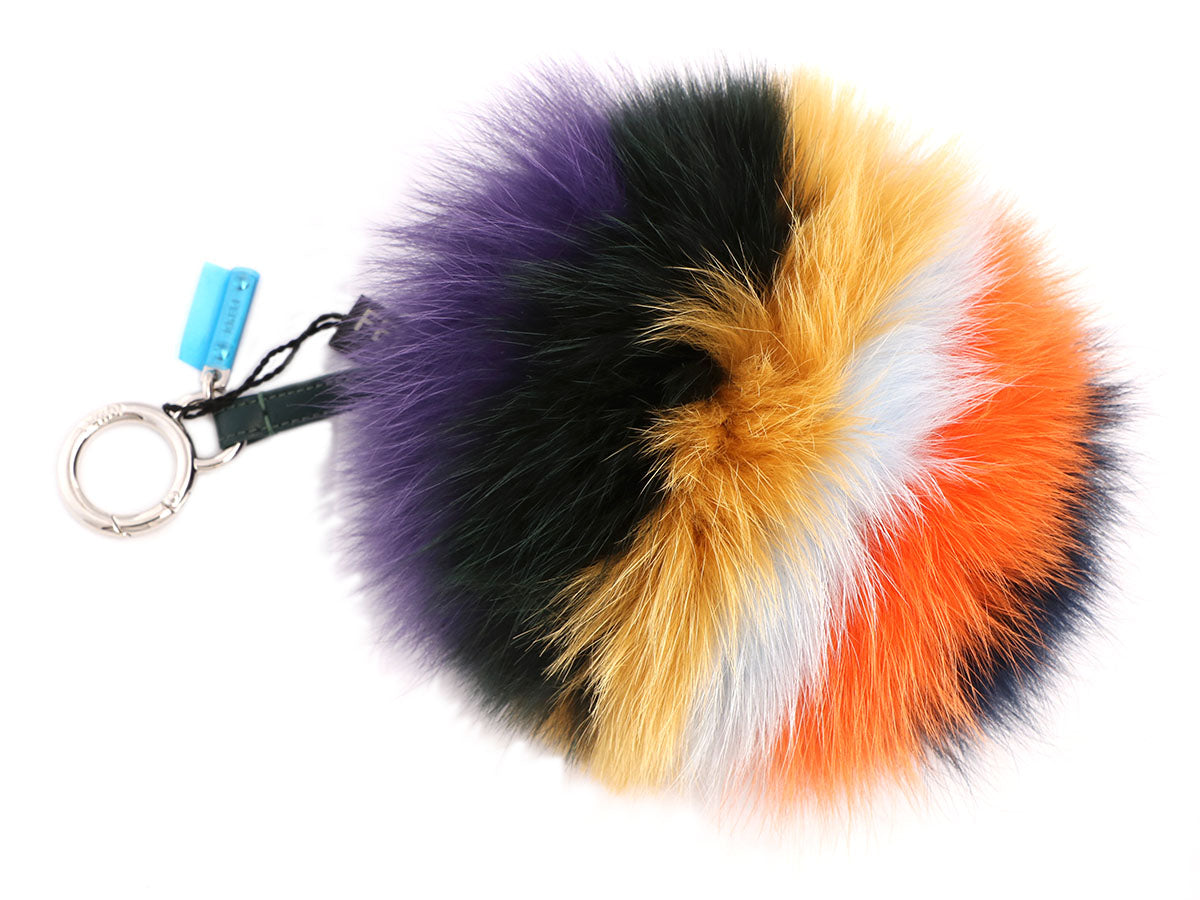 fur pom pom bag