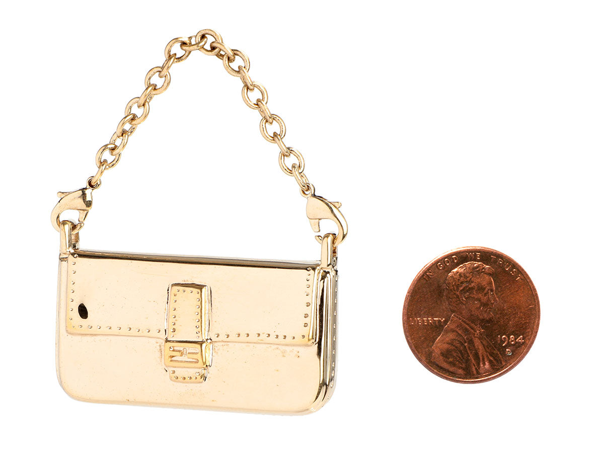 Fendi Gold Baguette Charm