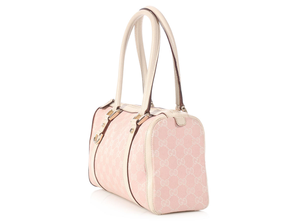 gucci pink boston bag