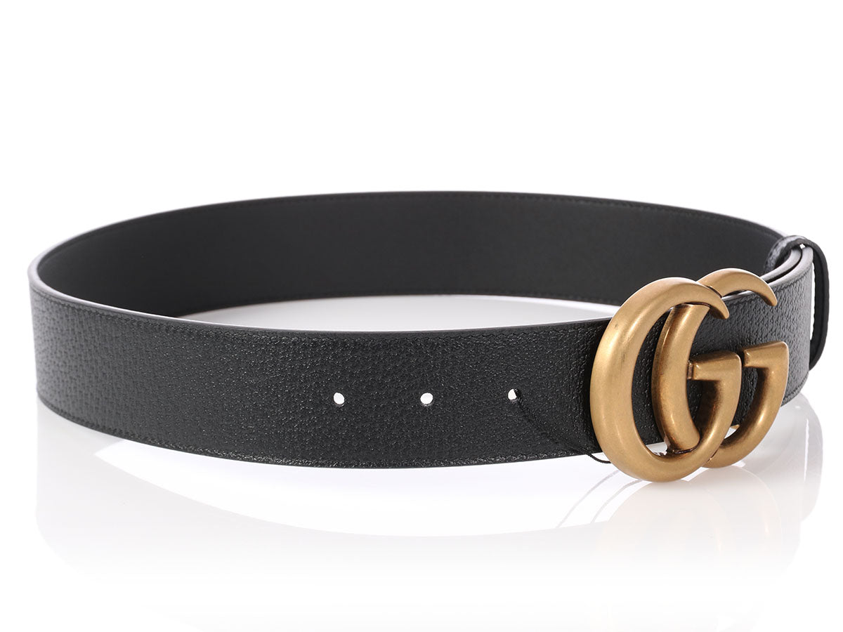 gucci black marmont belt