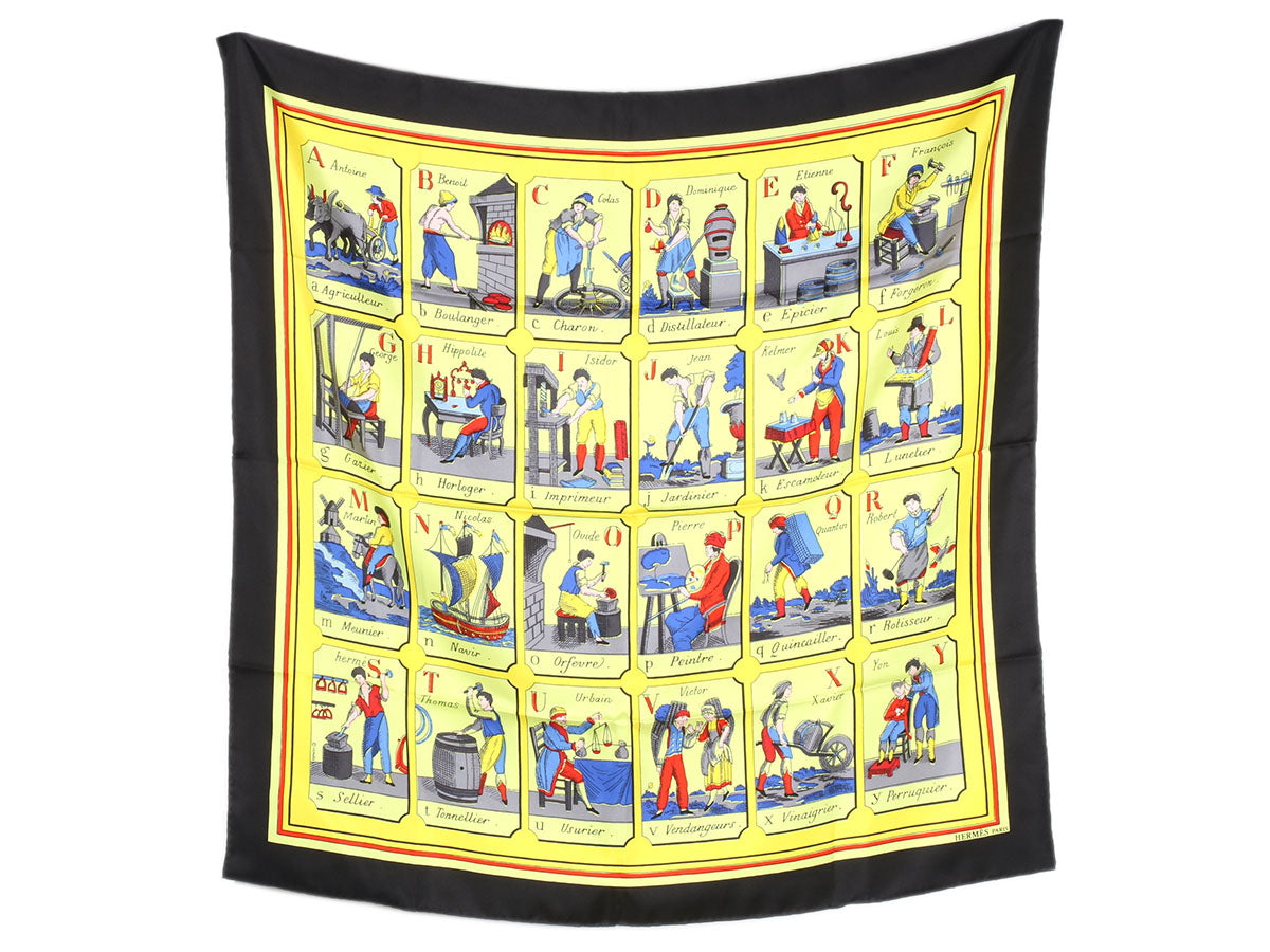 Hermès Alphabet de Métiers Scarf - Ann 