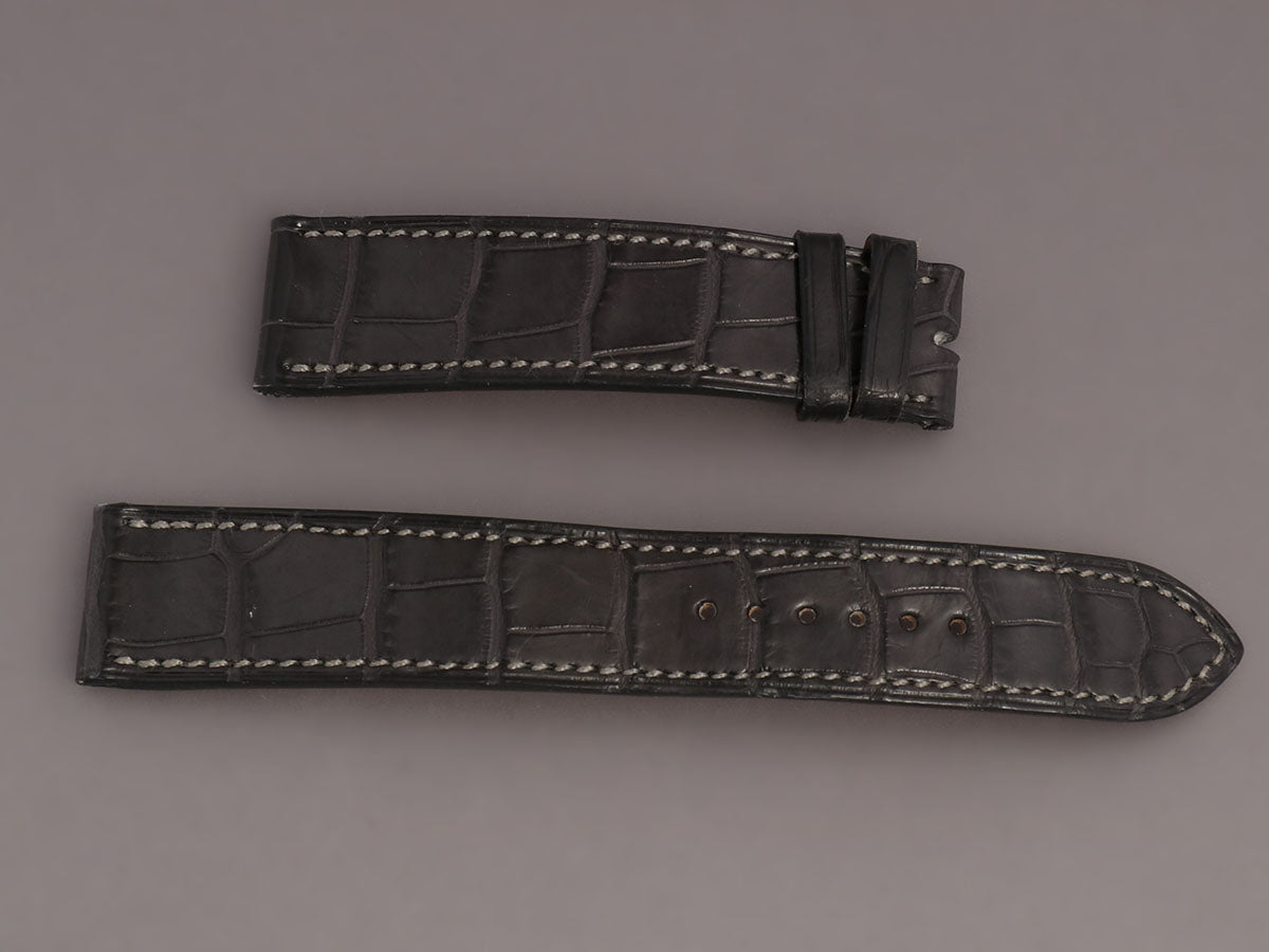 hermes alligator watch strap