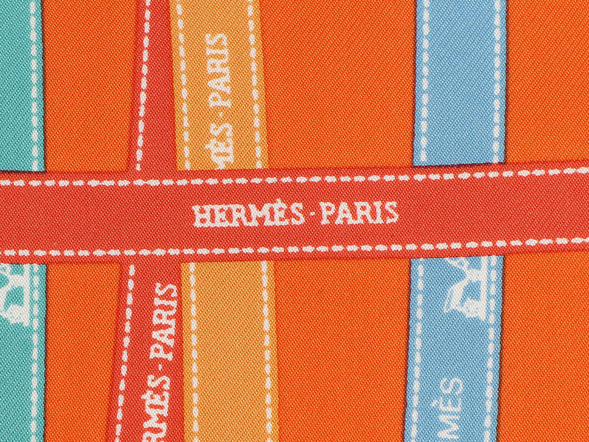 hermes silk pocket square