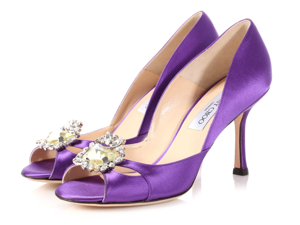 purple jimmy choo shoes