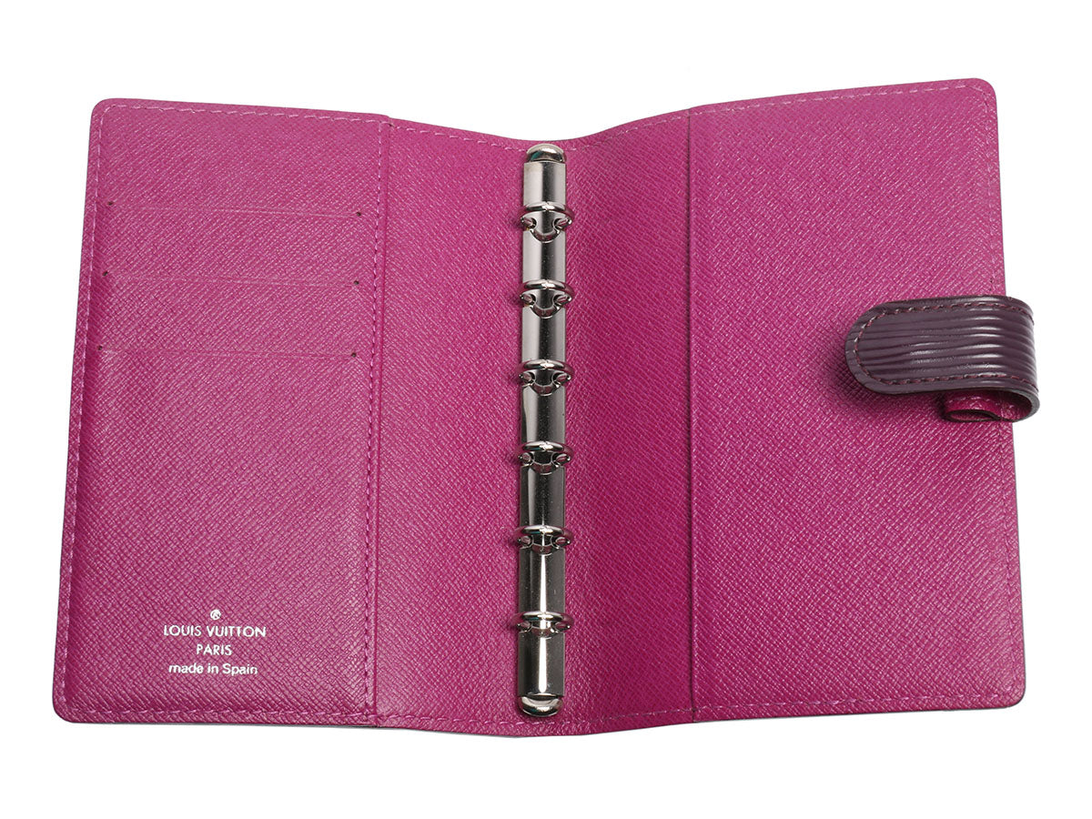 Louis Vuitton Small Cassis Epi Ring Agenda Cover - Ann&#39;s Fabulous Closeouts