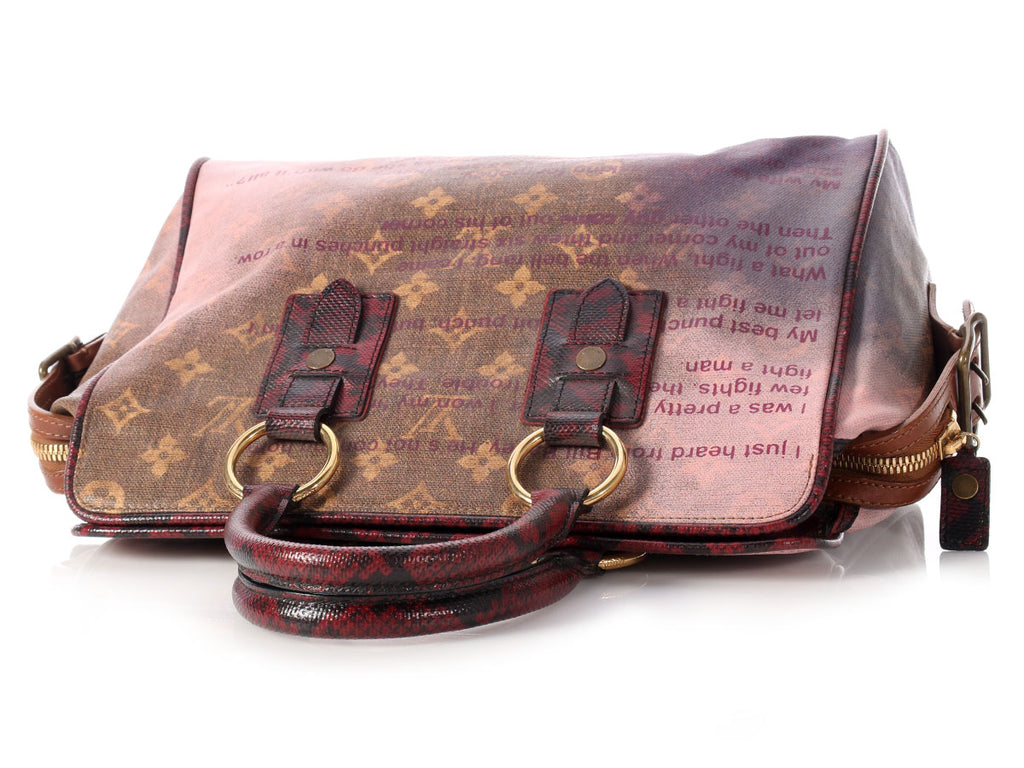 Louis Vuitton Limited Edition Richard Prince Mancrazy Jokes Bag