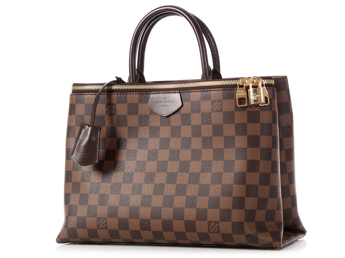 Louis Vuitton Dark Chocolate and Monogram W Tote - Ann's Fabulous Closeouts