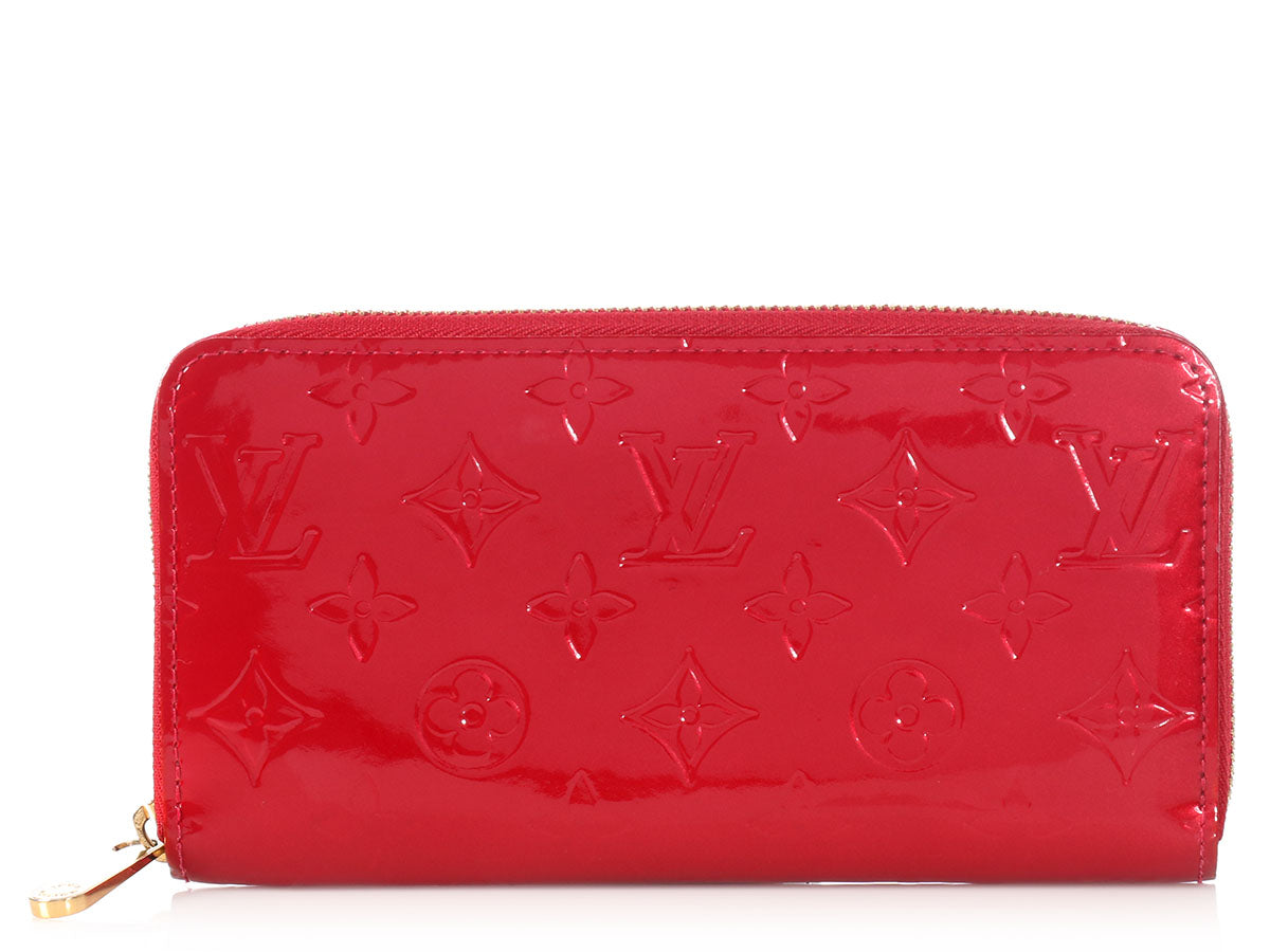 Louis Vuitton Red Vernis Zippy Wallet - Ann&#39;s Fabulous ...