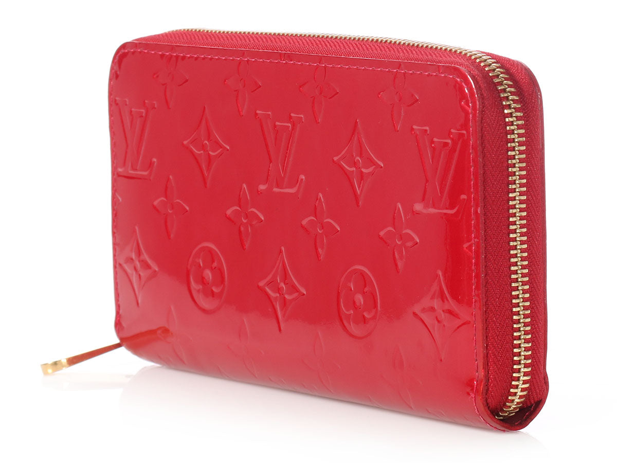  Louis  Vuitton  Red  Vernis Zippy Wallet  Ann s Fabulous 