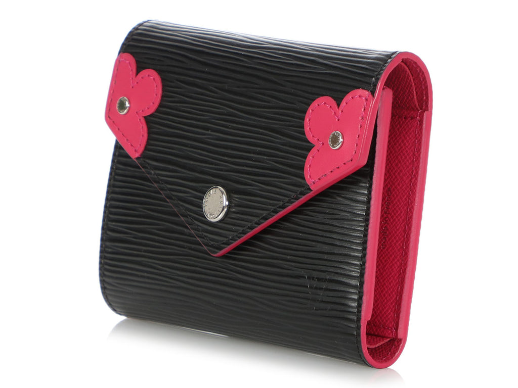 Louis Vuitton Black Epi Blooming Corners Victorine Wallet - Ann&#39;s Fabulous Closeouts